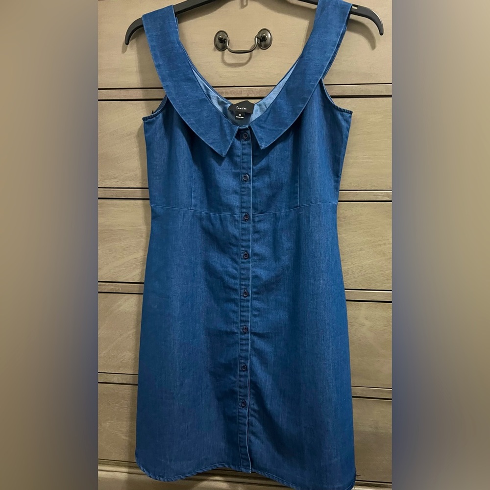 Adorable Blue Jumper Dress